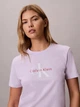 Футболка хлопковая женская Calvin Klein 47B864G(Island Lilac) L Лиловая (199155929493) - изображение 4