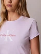 Футболка хлопковая женская Calvin Klein 47B864G(Island Lilac) M Лиловая (199155929509) - изображение 5