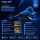 Аккумуляторная воздуходувка-пылесос Krafftec Germany PRO DUB185Z - изображение 3