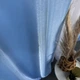 Атласные шторы ALBO голубые 150×270 см, комплект 2 шт. (SH-F-16) - изображение 7
