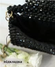 Черная сумка из бцсин Stormi Bag, ручная работа, клатч с цепочкой и ручкой, вечерняя и свадебная сумка, выпуск - изображение 4