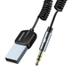 Bluetooth-трансмиттер Essager Lingfeng USB to 3.5mm Bluetooth 5.0 Grey (EBT-LF01-P) - изображение 3