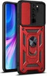 Протиударний броньований чохол із захистом камери для Xiaomi Redmi 9 Armor Case Keysion red - изображение 13