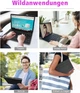 Клавіатурний чохол для Lenovo Tab P11/P11 Plus TB-J606/TB-J607 QWERTZ чорний Bluetooth знімна магнітна клавіатура - зображення 6