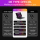 Клавіатура чохол HOU iPad Air 11 2024/Pro 11 AZERTY Чорний RGB підсвітка Трекпад - зображення 4
