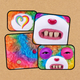 Мягкая игрушка Фугглер радужный медведь мишка с зубами ZURU Fuggler Togetherness Bear 15755B - изображение 4
