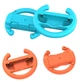 Uchwyt Kierownica na Joy-Con Wheels Set do NS/NS2 Inferno Pomarańczowy/Niebieski (YGWSJCH01CM) - obraz 2