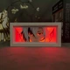Многослойный Ночник лампа аниме Arlecchino Арлекино Геншин светильник Genshin Impact RGB - изображение 4