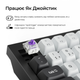 Бездротова геймерська магнітна клавіатура Keychron Q6 HE Black RGB 100% повнорозмірна з ручкою Hall Effect Gateron Double-Rail Rapid Trigger Hot-Swap QMK Double-Gasket алюміній 6063 Bluetooth 5.1 2.4G USB Type-C 1000Hz PBT OSA South-Facing RGB - зображення 12