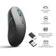 Игровая мышка беспроводная Keychron M3 Wireless/Bluetooth/USB Black PAW3395 (M3-A1) - изображение 6