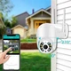 Уличная Wi-Fi камера видеонаблюдения поворотная 1080p с ИК-подсветкой и двусторонней связью A8 белая - изображение 2