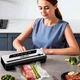Вакуумный упаковщик 200Вт 32 см для продуктов из нержавеющей стали модель SK-13076 - изображение 2