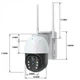 Уличная IP камера видеонаблюдения поворотная с солнечной панелью WiFi HD 1296P tp8 v380 pro белая - изображение 7