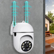 Wifi уличная поворотная камера видеонаблюдения 2Мп 1080p с датчиком движения белая NJ PRO - изображение 8