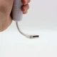 Электрическая мухобойка USB 17 на 9 7 см для уничтожения насекомых белая из пластика - изображение 4