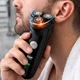 Электробритва мужская аккумуляторная 3 Вт USB высокопрочные стальные ножи R.4040 черный - изображение 2