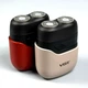 Аккумуляторная электробритва VGR V-345 роторная с USB-зарядкой водонепроницаемая для сухого и влажного бритья с двумя головками серый - изображение 8