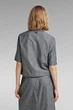 Жіноча сіра сорочка cropped shirt G-Star S D22914,D123 - изображение 3