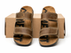 Шлепанцы кожаные мужские COZMO M Velcro Olive 43 - изображение 3