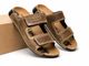 Шлепанцы кожаные мужские COZMO M Velcro Olive 43 - изображение 6