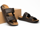 Шлепанцы кожаные мужские COZMO M Velcro Brown 43 - изображение 4