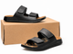 Шлепанцы кожаные мужские COZMO M Velcro Black 43 - изображение 5