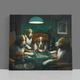 Интерьерная картина Собаки играют в покер, Кассиус Кулидж, Cassius Coolidge, Dogs Playing Poker, 30×36 см (id1001) - изображение 1