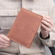 Папка для документов из натуральной кожи цвет Коньяк - изображение 1