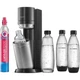 Набор для газирования воды, 6 предметов, черный Duo SodaStream - изображение 1
