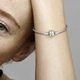 Серебряный браслет-змейка Pandora Moments Серебряный браслет Пандора змейка базовый 590702HV 16 18 - изображение 5