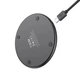 Беспроводное зарядное устройство Hoco CW6 Pro Qi 15W USB - Type-C для зарядки Apple iPhone / Samsung с подсветкой Black - изображение 4