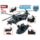 Конструктор SWAT Anti-Riot Force 1251 деталей вертоліт і човен для дітей від 6 років для тактичних ігор і моделювання - зображення 5