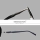 Мужские поляризационные солнцезащитные очки KINGSEVEN 2413 Silver Gray - изображение 4