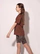 Футболка для девочки подростка 152 Темно-коричневый LIKE (739162-152) - изображение 2