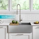 Cмеситель для кухни с выдвижной лейкой KRAUS Artec Pro™ сатин латунь KPF-1603SFS - изображение 6