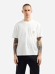 Футболка хлопковая длинная мужская Armani Exchange 904744743 2XL Молочная (1159861734) - изображение 1