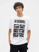 Футболка хлопковая длинная мужская GAP 580298250 XL Белая (1159945531) - изображение 1