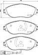 Колодки гальмові BREMBO P85144X Volkswagen Tiguan, Golf, Passat; Skoda Octavia, Superb, Kodiaq; Audi A3; Seat Leon 3Q0698151B, 5Q0698151K, 8V0698151C - зображення 2