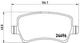 Колодки гальмові BREMBO P86021 Volvo V60, S80, V70, S60, XC70, XC60; Land Rover Range Rover LR043714, LR027129, 31408670 - зображення 1