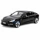 Машинка колекційна Tesla Model 3 моделька металева іграшка з підсвічуванням фар 15 см Чорний (6749643) - зображення 2