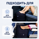 Портативная надувная подушка для путешествий, подставка для ног, 3 уровня высоты, для самолета, автобуса, чёрный цвет - изображение 5