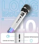 Беспроводные караоке микрофоны ECHOMUSSY RGB 2 шт с приемником, LED-подсветкой, USB-C, для пения, YouTube, TikTok уценка - изображение 7