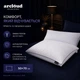 Подушка для сна ARCLOUD DOTYK 50×70 см — двухкамерная, средняя высота, эко лебединый пух, перкаль. - изображение 8