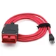 Кабель VAG DOIP ENET OBD2 ДЛЯ AUDI, VOLKSWAGEN, SKODA поддержка ODIS ENGINEER V12.1.1+ (MQB EVO, MEB, MLB) для диагностики, кодирования и настройки красный Kingbolen - изображение 6