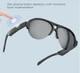 Умные беспроводные смарт очки Wireless Glasses F08 с Bluetooth 5.3 голосовым помощником и функцией гарнитуры - изображение 6