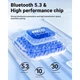 Наушники TWS Acefast T9 glacier blue - изображение 5