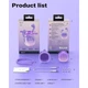 Наушники TWS Acefast T9 grape purple - изображение 3