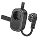 Зарядное устройство Hoco NS7 черный 2 USB Type-C PD 20W 1 розетка 1.1m - изображение 1