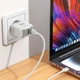 Сетевое зарядное устройство Hoco C135A серо-белый 20Вт USB/Type-C Power Delivery (C135A) - изображение 2