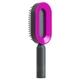 Массажная 3D щетка для волос Central Hollow Cushion Comb, расческа с кнопкой очищения, щетка для массажа кожи головы - изображение 6